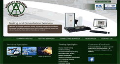 Desktop Screenshot of accweldtest.com
